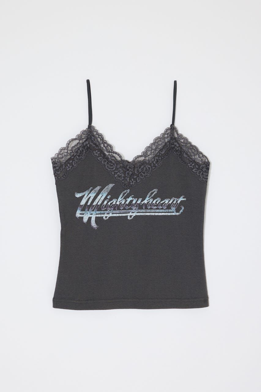 MOUSSY「RETRO FADE LACE キャミ」|キャミソール|L/BLK1
