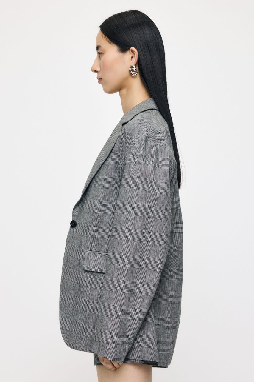 MOUSSY「LINEN BLEND OVERSIZED ジャケット」|その他|