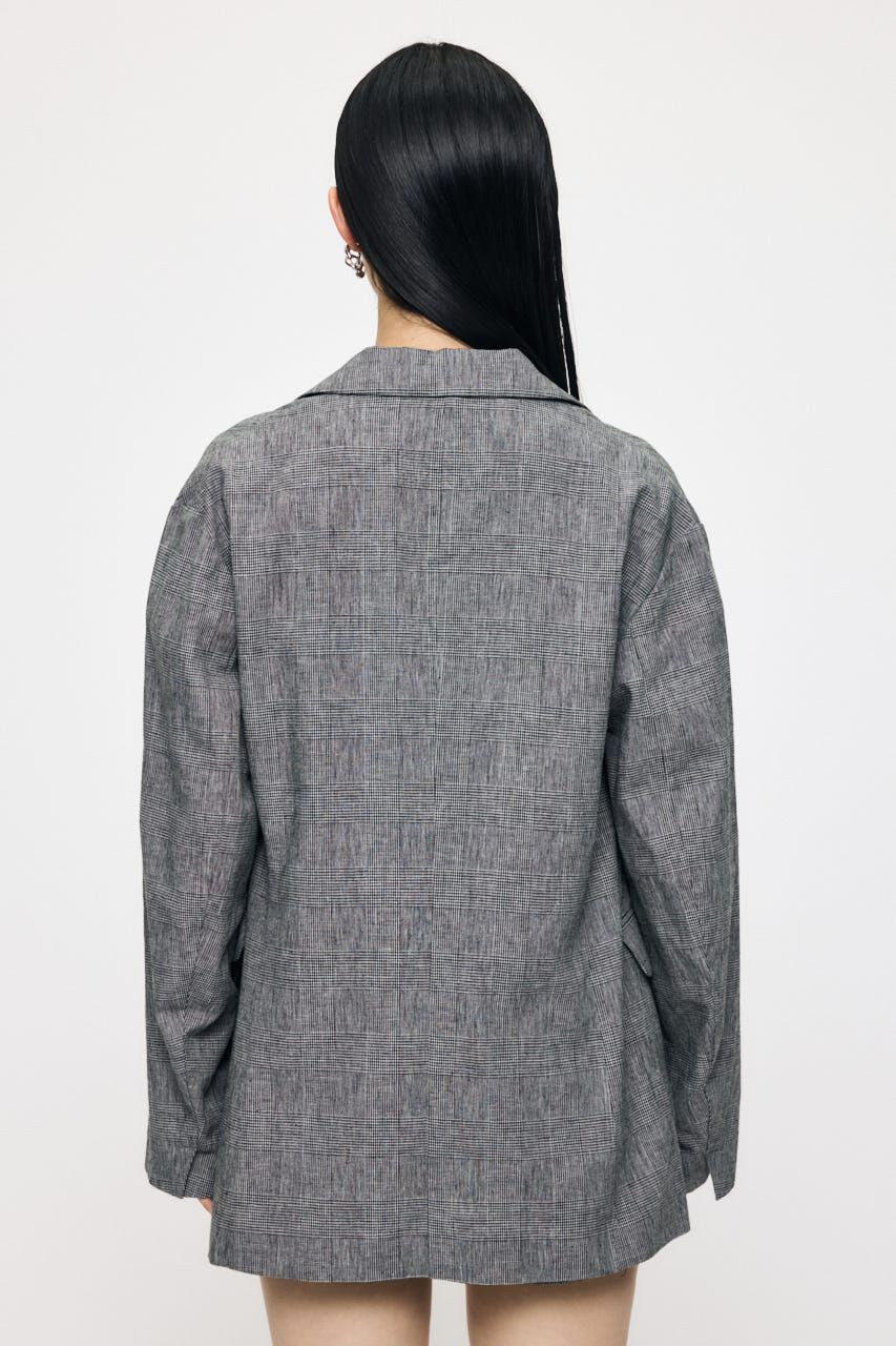 MOUSSY「LINEN BLEND OVERSIZED ジャケット」|その他|