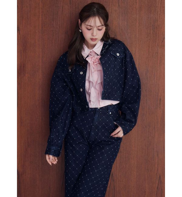 CALNAMUR「ローズコサージュ2WAYブラウス」|シャツ・ブラウス|