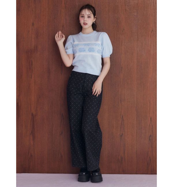 CALNAMUR「ダイヤステッチデニムパンツ」|その他|
