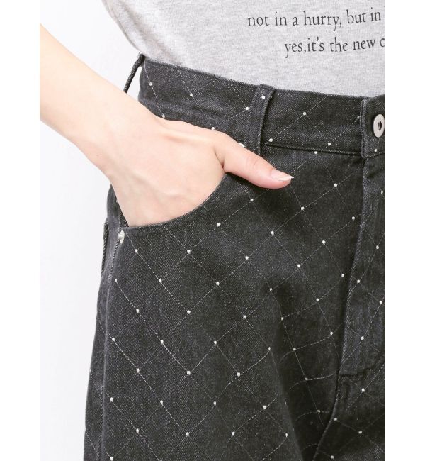CALNAMUR「ダイヤステッチデニムパンツ」|その他|