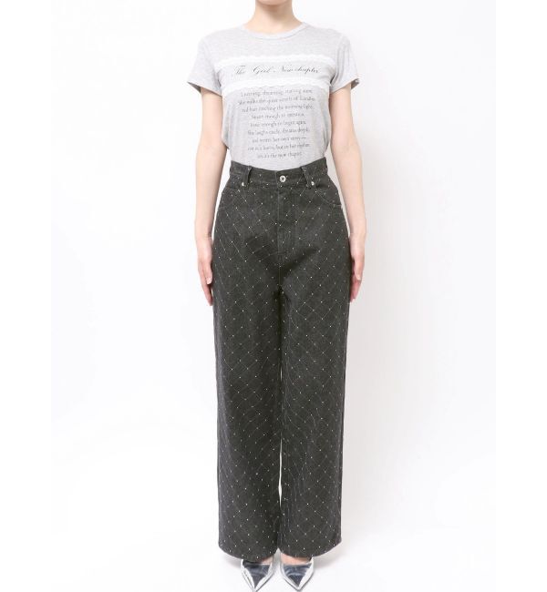 CALNAMUR「ダイヤステッチデニムパンツ」|その他|