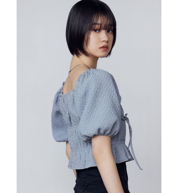 EMODA「2WAYギャザーショルダートップ」|Tシャツ・カットソー|