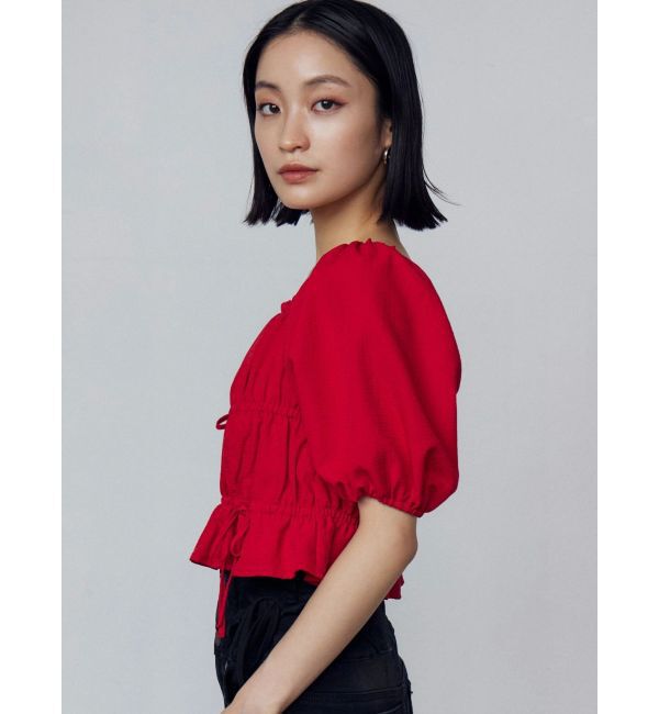 EMODA「2WAYギャザーショルダートップ」|Tシャツ・カットソー|