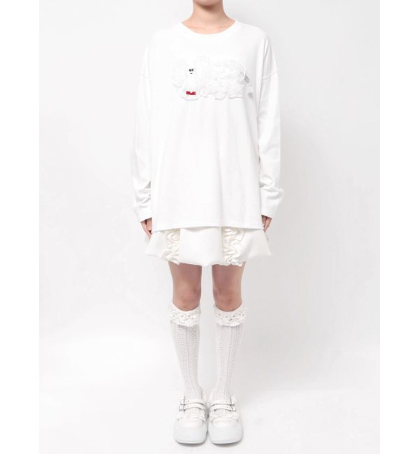 merry jenny「inu！？チュールロンTee」|Tシャツ・カットソー|