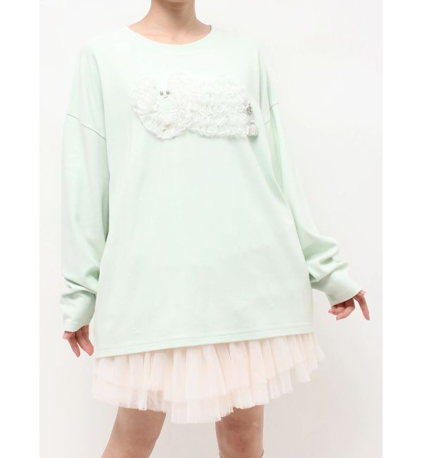 merry jenny「inu！？チュールロンTee」|Tシャツ・カットソー|