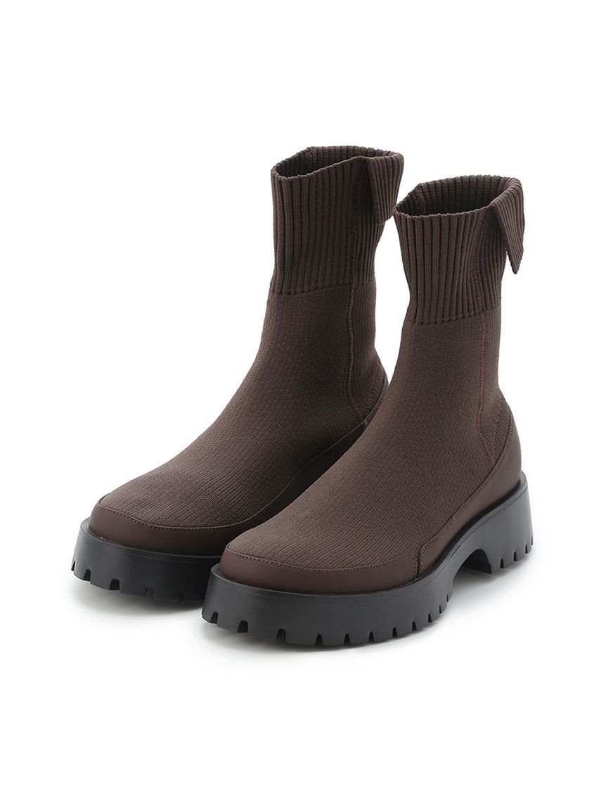 emmi atelier「eco ニットブーツ」|ロングブーツ|