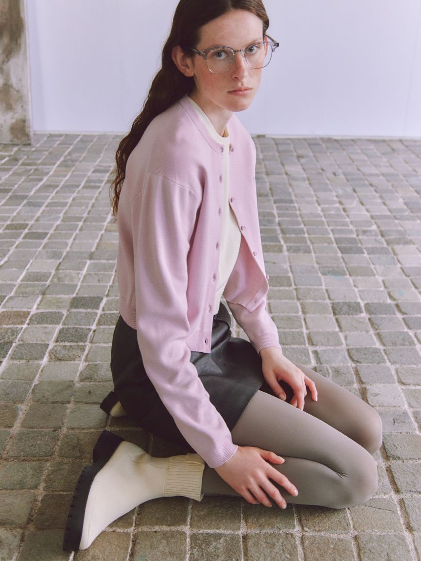 emmi atelier「eco ニットブーツ」|ロングブーツ|