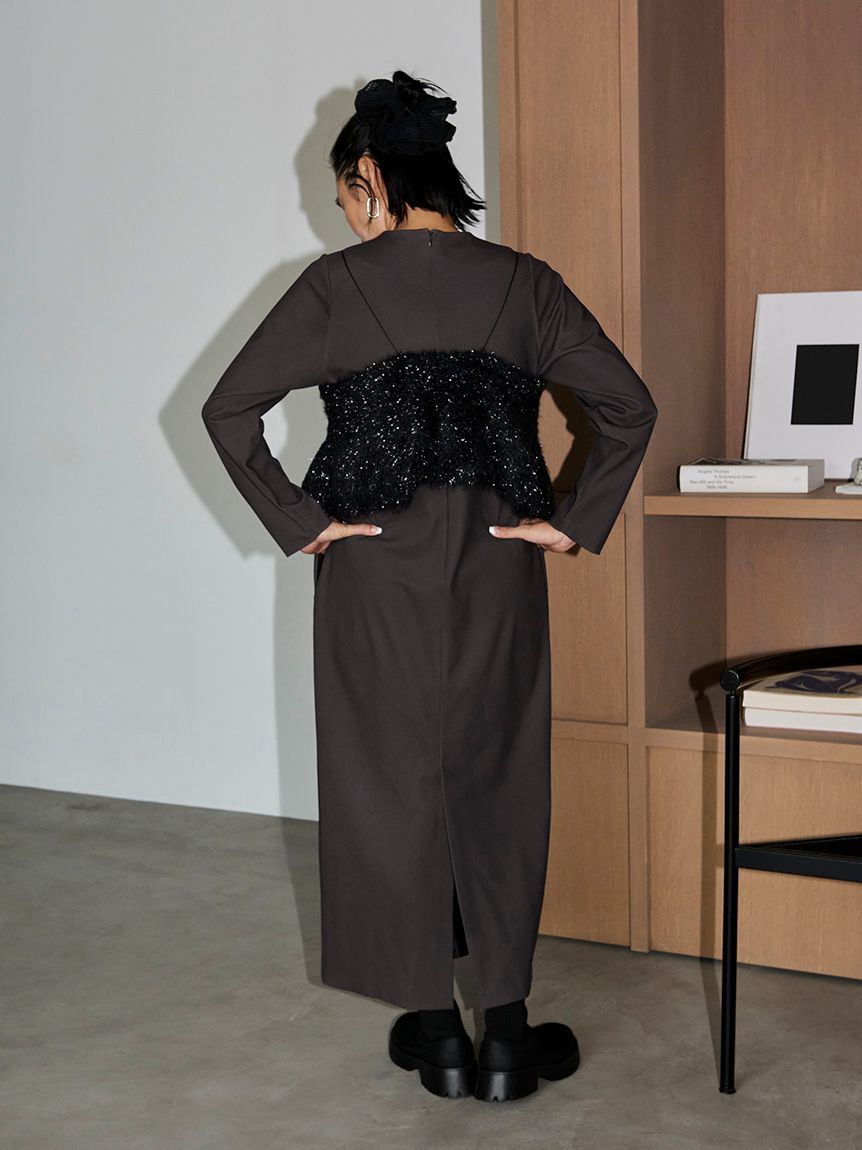 emmi atelier「eco ニットブーツ」|ロングブーツ|