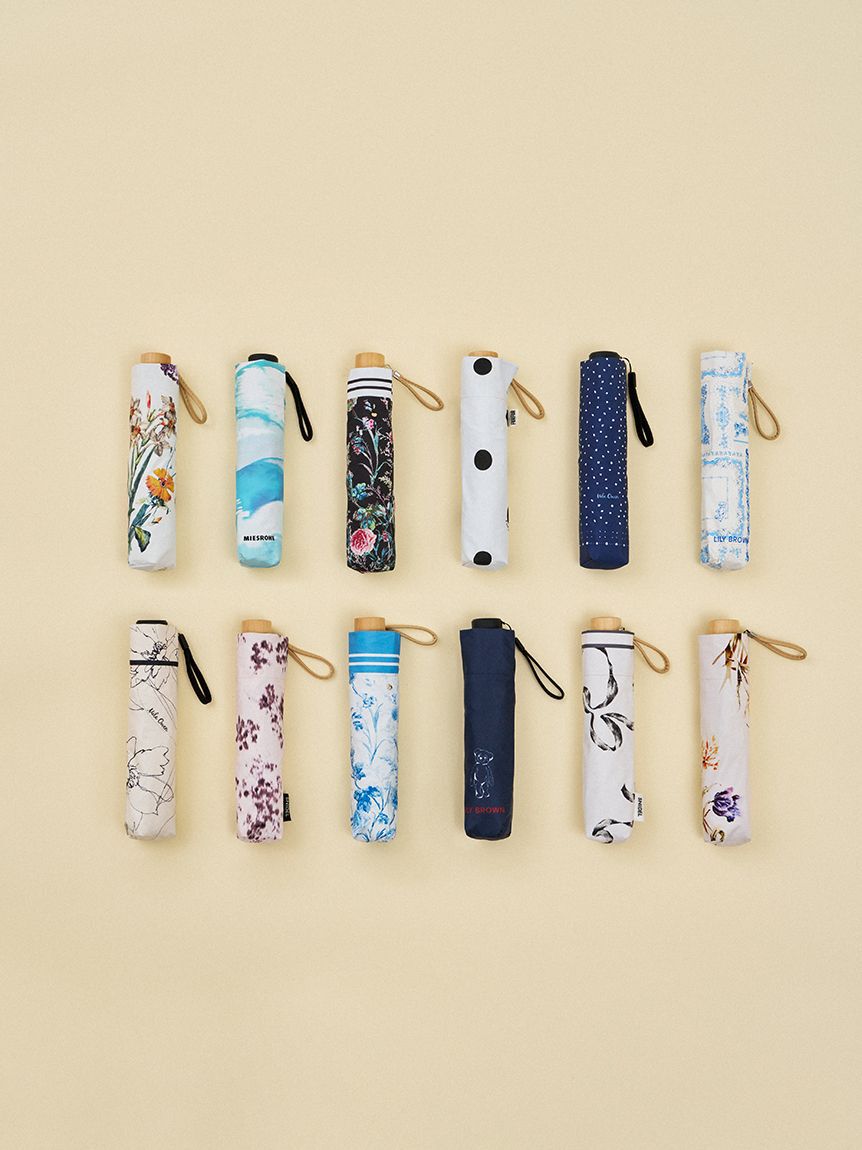 FURFUR「【FURFUR&times;PROTECT U】晴雨兼用折り畳み日傘 (ドット柄・小花柄）」|傘|