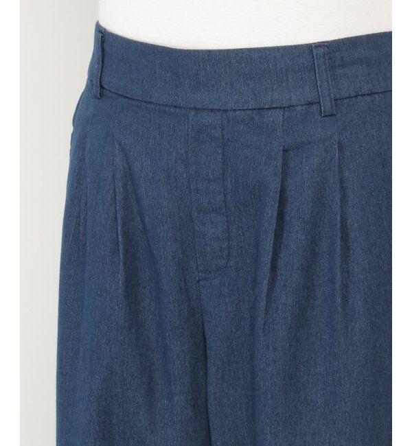 ikka「フロントタックワイドパンツ」|その他|