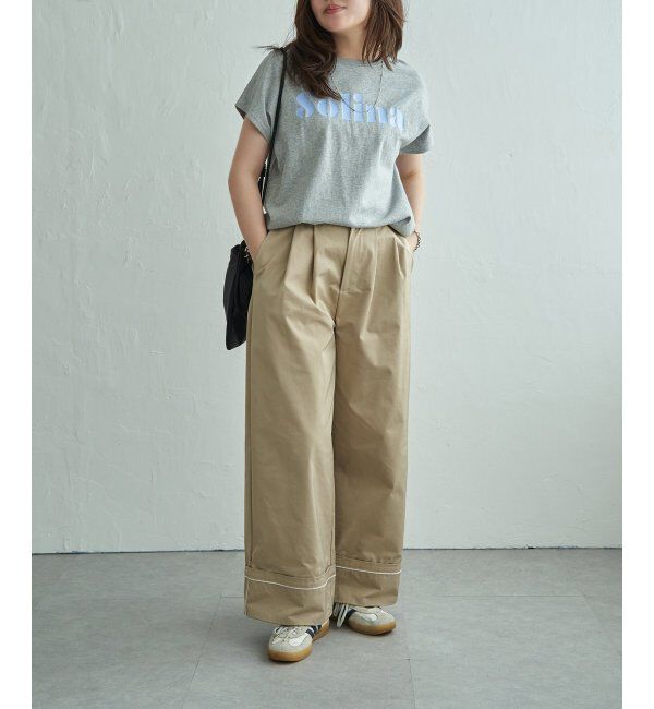 VENCE share style「フレンチロゴＴシャツ」|Tシャツ・カットソー|