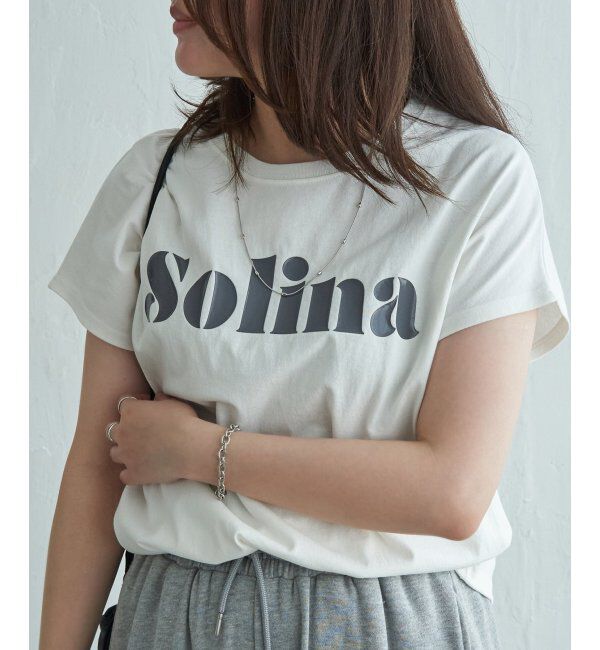 VENCE share style「フレンチロゴＴシャツ」|Tシャツ・カットソー|