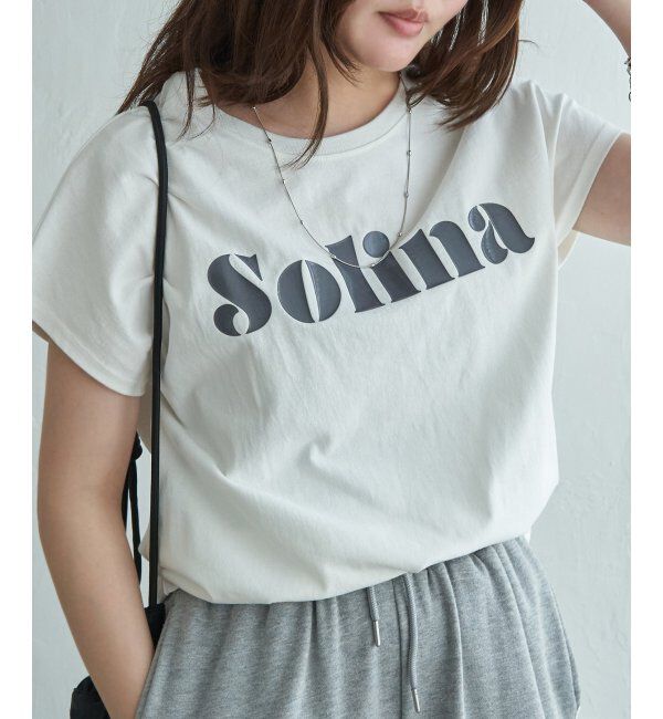 VENCE share style「フレンチロゴＴシャツ」|Tシャツ・カットソー|