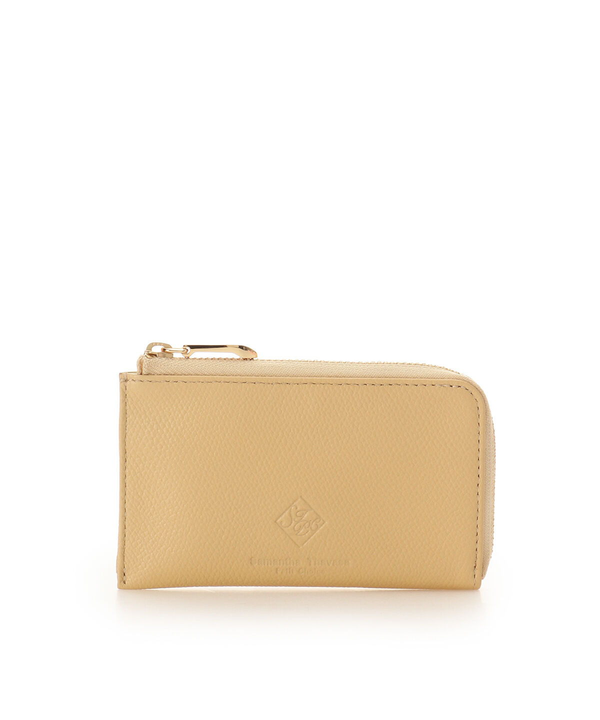 Samantha Thavasa Petit Choice「スクエアモチーフソフトレザー フラグメントケース」|コインケース|イエロー