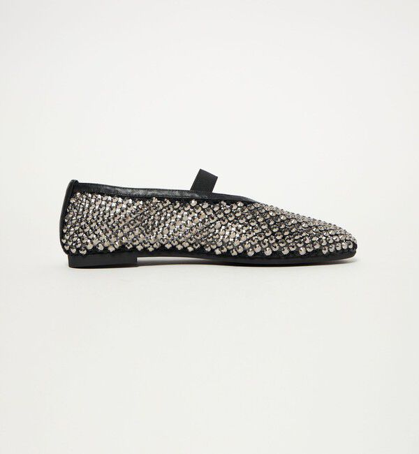 UNITED ARROWS「メッシュ ビジュー フラットシューズ」|その他|