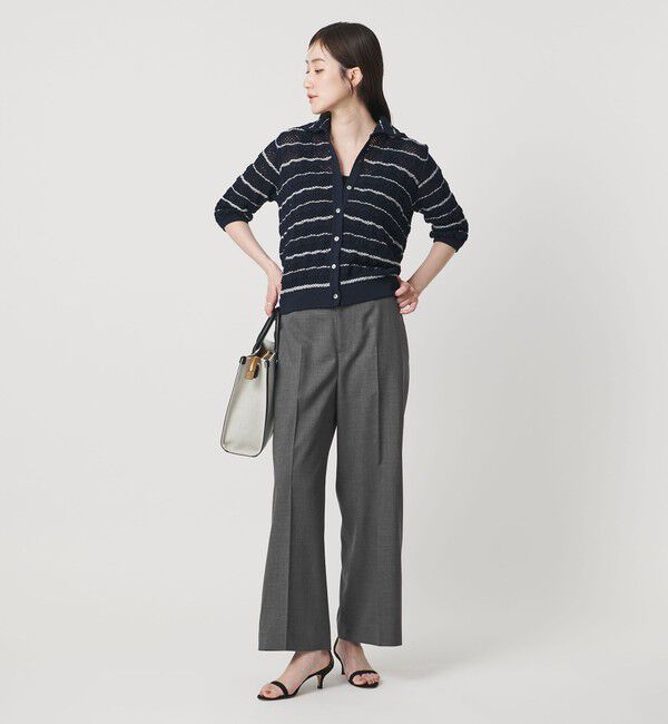 UNITED ARROWS「ノータック ストレート ワイドパンツ」|その他|