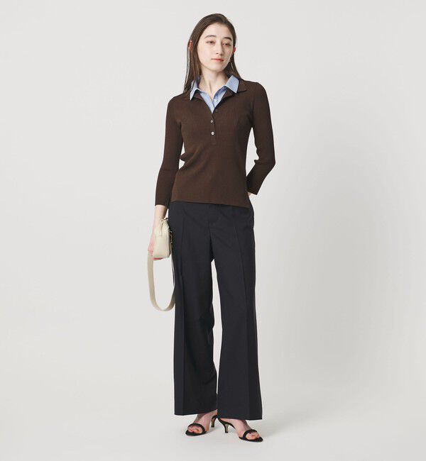 UNITED ARROWS「ノータック ストレート ワイドパンツ」|その他|