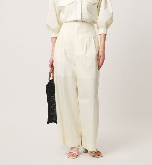 UNITED ARROWS「NALYA ワイドパンツ」|その他|OFF WHITE