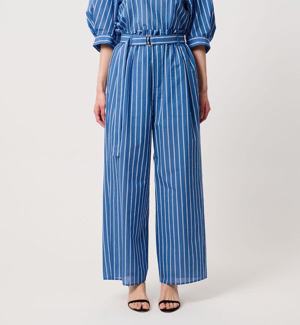 UNITED ARROWS「クリーン ストライプ マリンパンツ ‐ウォッシャブル‐」|チノ|