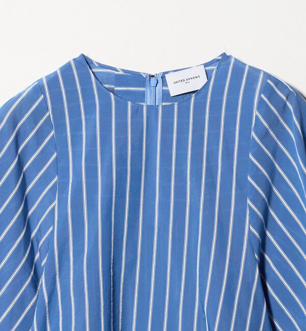 UNITED ARROWS「クリーン ストライプ マリン ブラウス ‐ウォッシャブル‐」|シャツ・ブラウス|