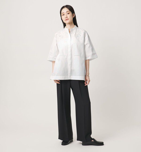 UNITED ARROWS「カットワーク シャツ ブラウス」|シャツ・ブラウス|