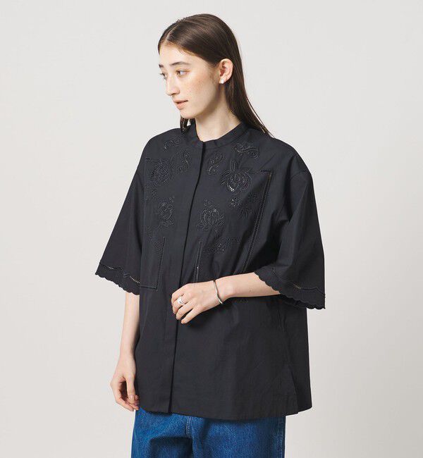 UNITED ARROWS「カットワーク シャツ ブラウス」|シャツ・ブラウス|