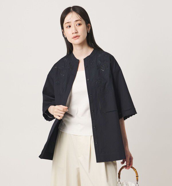 UNITED ARROWS「カットワーク シャツ ブラウス」|シャツ・ブラウス|