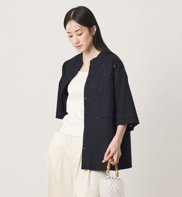 UNITED ARROWS「カットワーク シャツ ブラウス」|シャツ・ブラウス|
