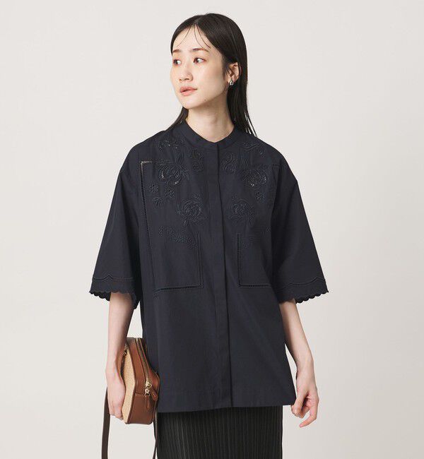 UNITED ARROWS「カットワーク シャツ ブラウス」|シャツ・ブラウス|