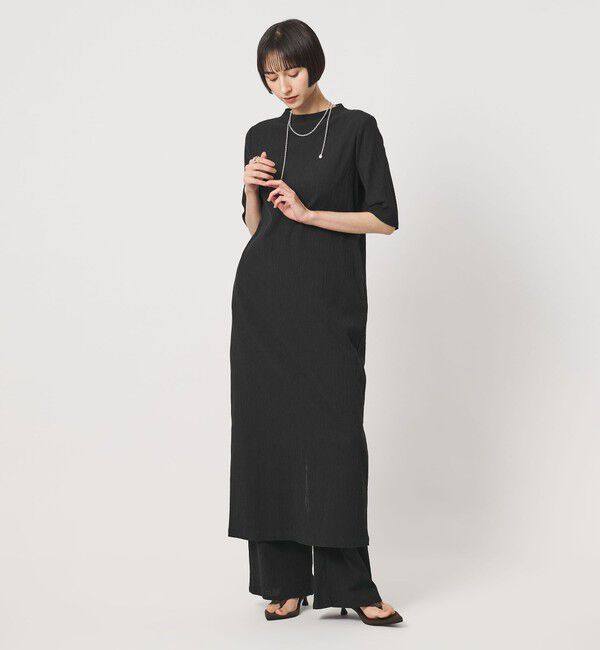 UNITED ARROWS「クレープ ストレート ワンピース ‐ウォッシャブル‐」|ワンピース|