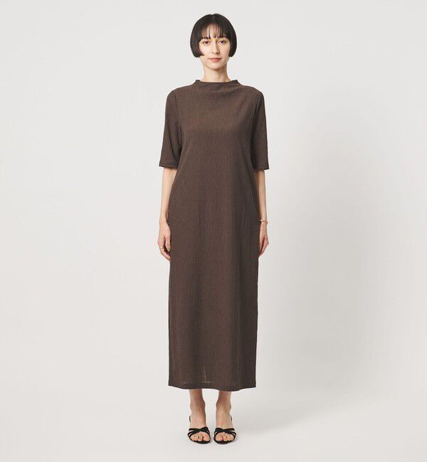 UNITED ARROWS「クレープ ストレート ワンピース ‐ウォッシャブル‐」|ワンピース|