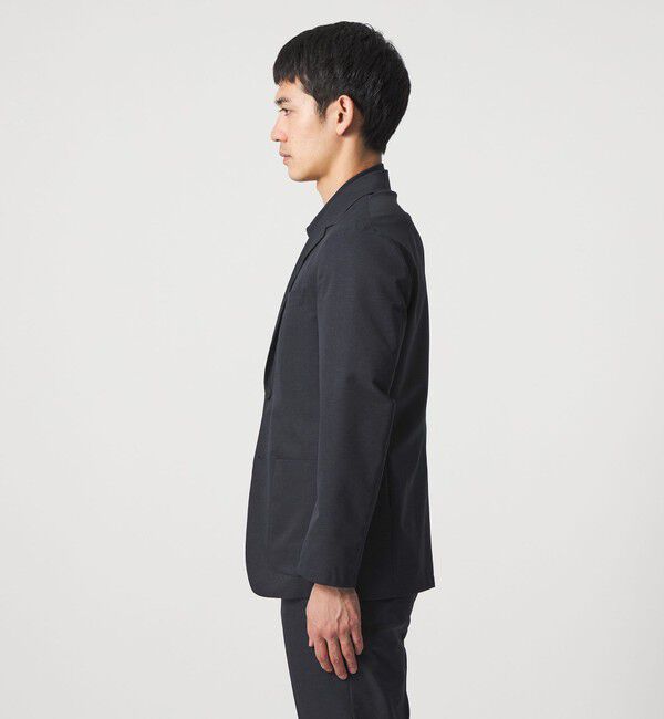 UNITED ARROWS「COOL DOTS プリント シングル 2ボタン テーラードジャケット UA COZY ウォッシャブル 2WAYストレッチ」|テーラードジャケット|