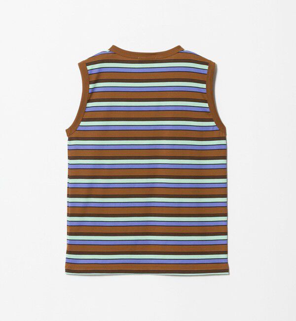 UNITED ARROWS「マルチボーダー ノースリーブ Tシャツ」|タンクトップ|
