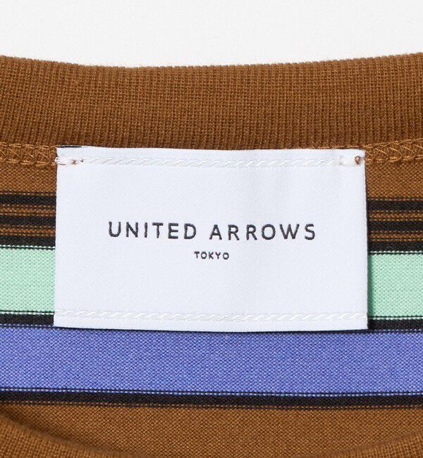 UNITED ARROWS「マルチボーダー ノースリーブ Tシャツ」|タンクトップ|