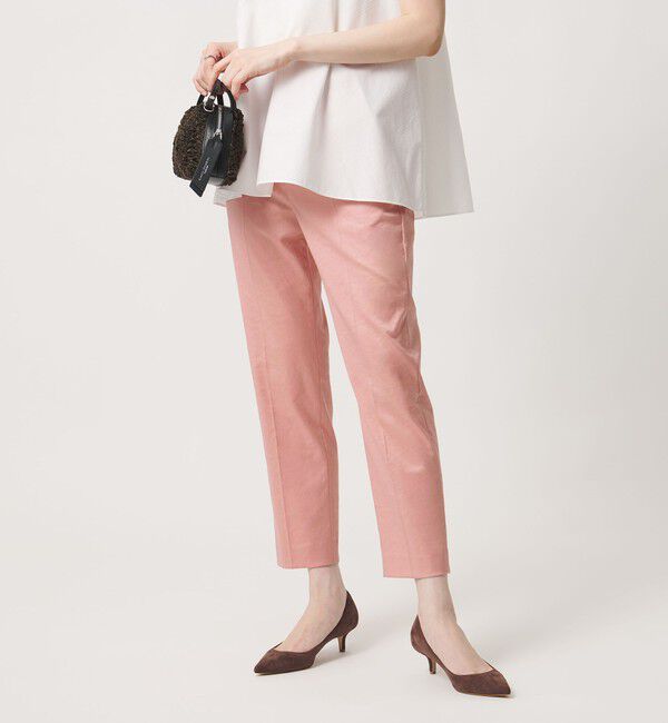 UNITED ARROWS「シャイニー スリム パンツ ‐ストレッチ ウォッシャブル‐」|スラックス|
