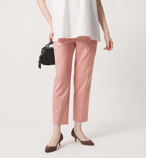 UNITED ARROWS「シャイニー スリム パンツ ‐ストレッチ ウォッシャブル‐」|スラックス|