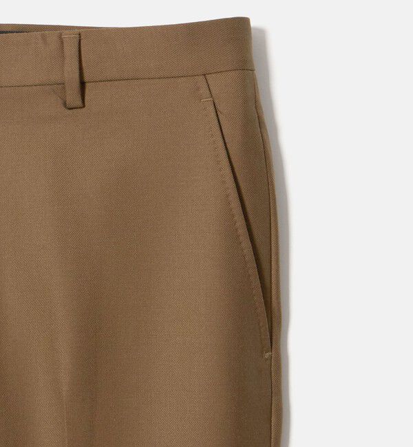 UNITED ARROWS「ギャバジン フレア ノープリーツ スラックス ヨコストレッチ」|スーツ|