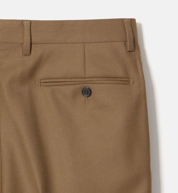 UNITED ARROWS「ギャバジン フレア ノープリーツ スラックス ヨコストレッチ」|スーツ|