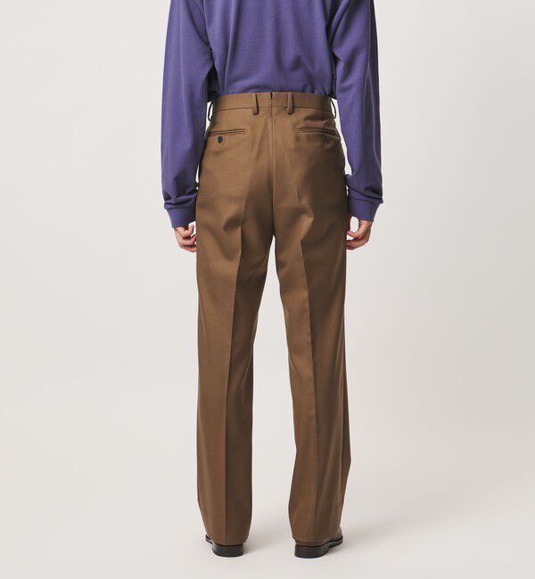 UNITED ARROWS「ギャバジン フレア ノープリーツ スラックス ヨコストレッチ」|スーツ|
