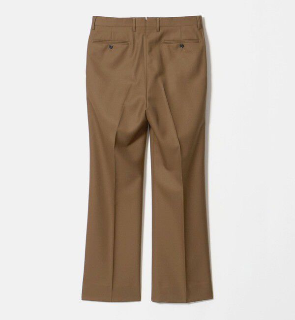 UNITED ARROWS「ギャバジン フレア ノープリーツ スラックス ヨコストレッチ」|スーツ|