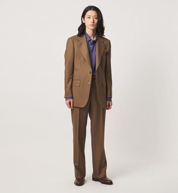 UNITED ARROWS「ギャバジン シングル 2ボタン テーラードジャケット ヨコストレッチ」|テーラードジャケット|