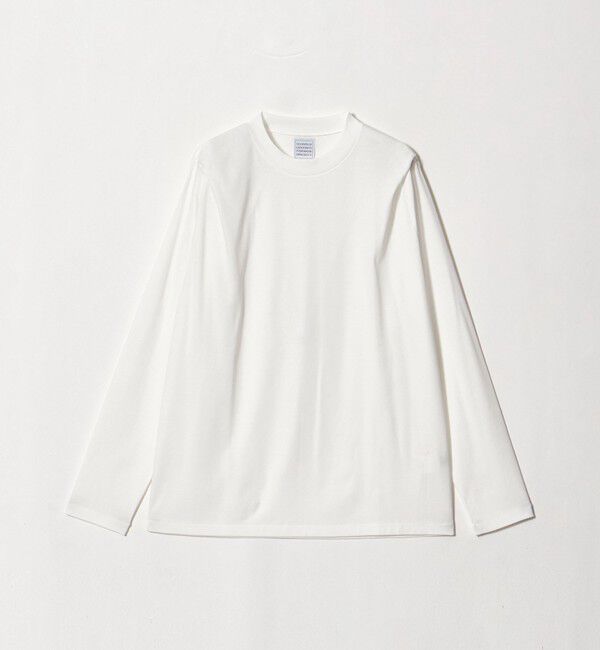 UNITED ARROWS「＜GOOD PEOPLE GOOD STITCHING GOOD PRODUCT＞タック ショルダー ロングスリーブ Tシャツ」|Tシャツ・カットソー|WHITE