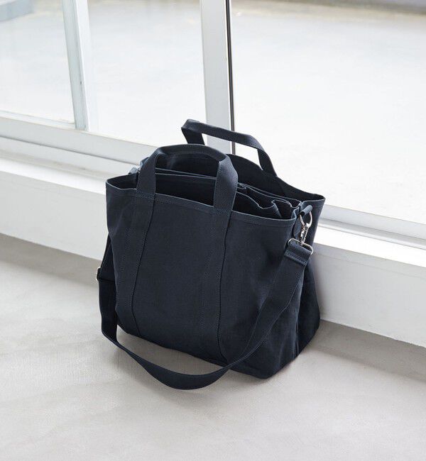 UNITED ARROWS green label relaxing「【WEB限定】2WAY キャンバス トートバッグ / ユニセックス」|トートバッグ|NAVY