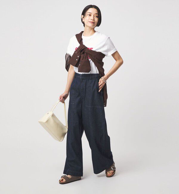 UNITED ARROWS green label relaxing「＜スタイリスト兵藤千尋さんコラボ＞ベイカー ライト デニム 接触冷感」|デニム|