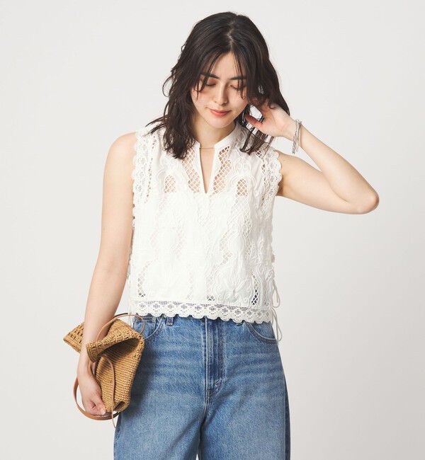 UNITED ARROWS green label relaxing「エンブロイダリー ベスト」|ベスト・ジレ|
