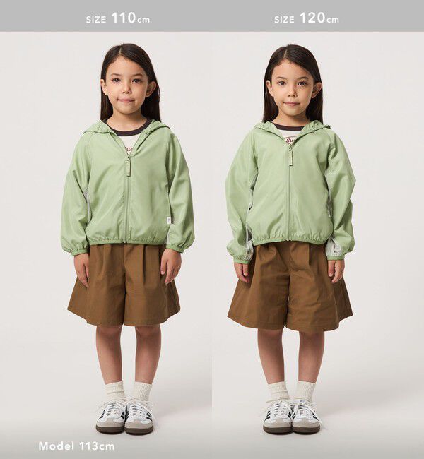 UNITED ARROWS green label relaxing「フード ジップ ブルゾン / キッズ  100cm-160cm 遮熱」|ブルゾン・スタジャン|