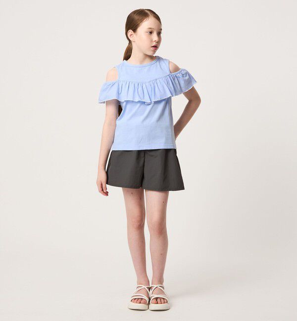 UNITED ARROWS green label relaxing「【スタメンシリーズ】ショルダー ホール Tシャツ / キッズ 100cm-160cm」|Tシャツ・カットソー|