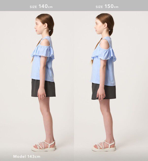 UNITED ARROWS green label relaxing「【スタメンシリーズ】ショルダー ホール Tシャツ / キッズ 100cm-160cm」|Tシャツ・カットソー|